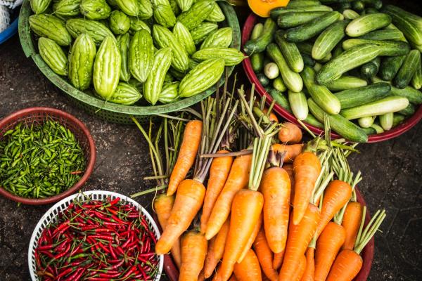 assorted garden vegetables